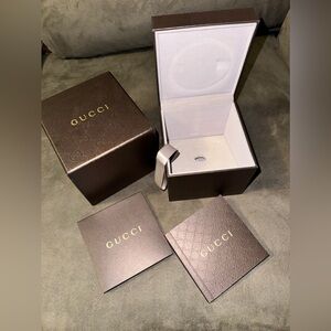 Authentic Gucci table clock box